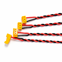Rangkaian Kabel Konektor Harness Kawat Twisted Pair 2 Pin Kustom untuk Modul Kipas Papan Kontrol OEM