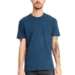 Camiseta de algodón peinado con bolsillo-Camisetas de siguiente nivel - Product Image 1