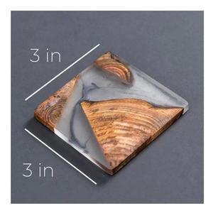 Sous-verre rond en bois de luxe vintage à prix raisonnable utilisé dans la meilleure qualité de cuisine - Product Image 5