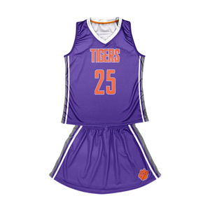 Uniforme de lacrosse reversible transpirable fresco para mujer diseño impreso personalizado con nombre y número al por mayor - Product Image 1
