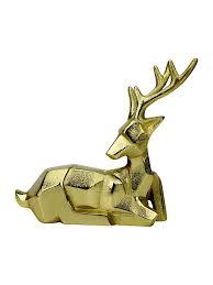 Sculpture de cerf en aluminium moderne personnalisable de haute qualité pour la décoration de la maison, vente en gros, installation sur table - Product Image 2