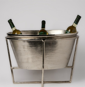 Refroidisseur à vin en aluminium de style seau, léger, spacieux, écologique, pour les fêtes, les événements, les cadeaux, disponible en gros - Product Image 6