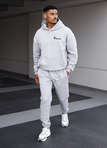 Nueva Llegada de Conjuntos Deportivos al por Mayor |   Conjunto Deportivo Holgado con Bordado y Lavado al Spray, 100% Algodón Felpa - Product Image 4