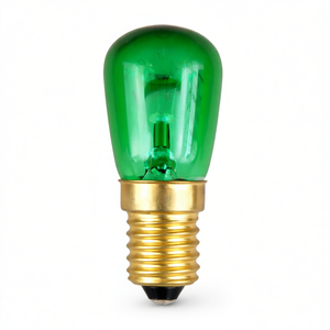 PEBETERO 15W E14 Incandescent <b>Bulb</b> 220-240V Green Color - Product Image 2