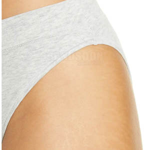Nueva llegada de alta calidad de las mujeres de corte alto de punto bragas diarias logotipo personalizado bragas de algodón transpirable al por mayor - Product Image 5