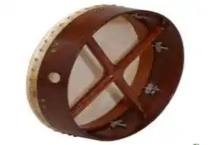 Tambour en bois de Bodhran irlandais accordable vert de 16 pouces avec accessoire d'instrument de musique traditionnel de logo personnalisé pour la vente en gros - Product Image 5