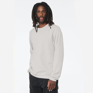 Sweat-shirts en molleton épais pour hommes, 100% coton, manches raglan, anti-rétrécissement, haute qualité, teint uni, brodés - Product Image 2