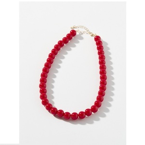 Collar de Resina de Diseño Lujoso Hecho a Mano, Cadena de Cuerda Moderna, Joyería Elegante para Bodas, Fiestas, Compromisos, Aspecto Atractivo - Product Image 4