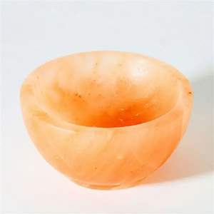 Cuenco ecológico para servir sal del Himalaya, cuenco de sal de roca pura para aperitivos, aperitivos, condimentos, productos artesanales naturales - Product Image 5