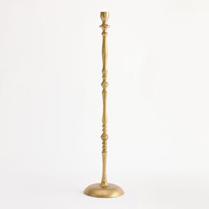 Candelero cónico de aluminio alto de Color dorado Popular, centro de mesa decorativo de lujo para el hogar y el Hotel, cono de vela alto - Product Image 2
