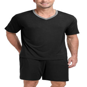 Ensemble 2 pièces pour homme, ensemble 2 pièces, chemise et short décontractés, vêtements de rue, respirant, 2025 - Product Image 1