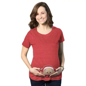 เสื้อยืดระบายอากาศสำหรับผู้หญิงสำหรับคนท้องเสื้อผ้าให้นมบุตร - Product Image 2