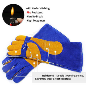 Gants de soudage durables fabriqués avec un matériau résistant, protection contre la chaleur, ajustement confortable, conception flexible pour un usage industriel - Product Image 6