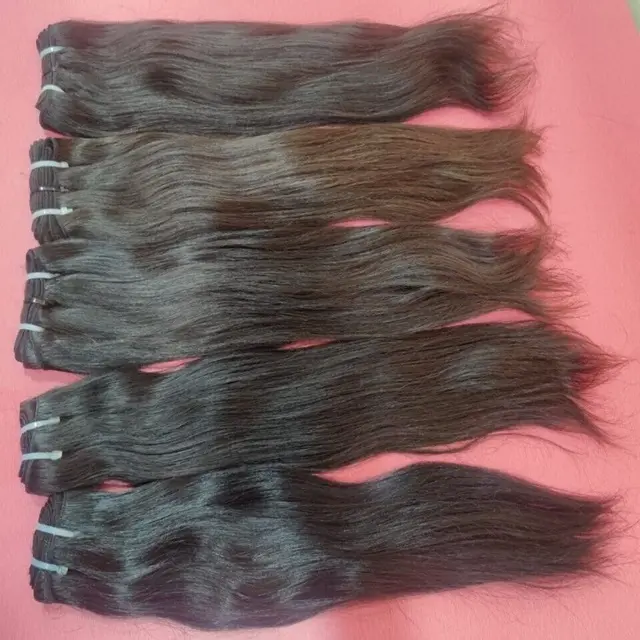 Высококачественные натуральные глубокие кудрявые Необработанные индийские храмовые волосы оптом необработанные 100% Необработанные южноиндийские девственные волосы оптом