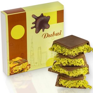 Dubai Barra de chocolate Pistacho Kunafa Bar 100 gramos - Product Image 2