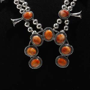 Wholesale Natural Oval Shaped Orange Oyster Gemstone Bezel Set 925 <b>Solid</b> Sterling <b>Silver</b> Pendant <b>Necklace</b> Gift for Her ODM OEM - Product Image 1