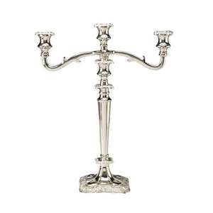 Chandelier moderne et élégant en argent avec finition brillante pour l'éclairage de décoration de Noël à la maison et à l'hôtel - Product Image 3