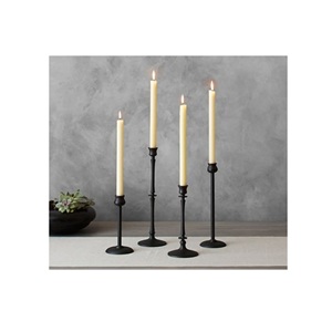 Nouveau support de bougie avec revêtement en poudre noire pour mariage maison et Table article décoratif Unique et meilleure qualité bougeoir - Product Image 6