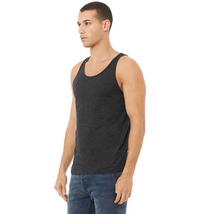 BELLA + ผ้าใบ Heather CVC ถัง - 3480CVC สําคัญ Unisex Heather CVC ถังอเนกประสงค์สบายระบายอากาศเสื้อกล้าม - Product Image 5