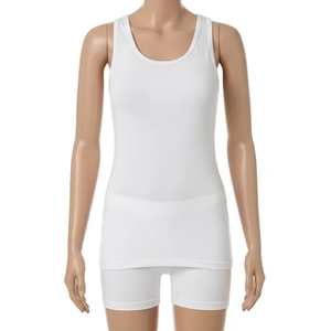 Camisetas sin Mangas Transpirables de Spandex y Poliéster, Tejido Elástico Ligero de Secado Rápido, Ideales para Fitness, Gimnasio, Correr y Yoga - Product Image 4