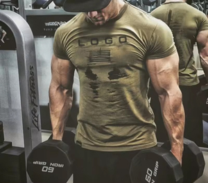 Camiseta Deportiva de Compresión para Hombre, Tejido de Punto con Impresión Personalizada, de Secado Rápido y Ecológica - Product Image 2