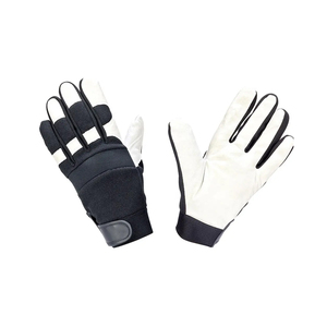 Guantes de conducción de cuero de vaca antiimpacto listos para enviar 2025, conductor mecánico transpirable con cómodos guantes de construcción - Product Image 6