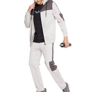 Chándal Deportivo de Forro Polar para Hombre, para Gimnasio, Correr y Uso Diario Informal, Chándal de Forro Polar Cálido para Hombre - Product Image 4