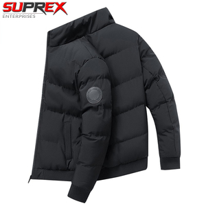 Chaqueta Acolchada Ligera con Capucha para Hombre, de Alta Visibilidad, Cálida, Cortavientos, Impermeable, con Cierre, para Invierno, Casual, para Exteriores - Product Image 5