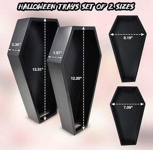 Bandeja grande de madera hecha a mano para ataúd, bandeja de melamina para servir, tazón de decoración para el hogar, elegante olla de azúcar de fruta, madera hecha a mano - Product Image 4