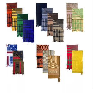 Bufanda Shemagh de algodón 100% de alta calidad, diseño de Rifle, envoltura de cuello de cabeza de desierto impresa Digital para uso de caza, bufanda táctica - Product Image 6