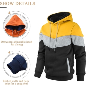 Wholesale Custom Logo Men's Heavy Weight 100% Cotton Fleece Hoodie Winter Print Pattern <b>Plain</b> Thick <b>Jumper</b> Basics Cotton Blended - Product Image 2
