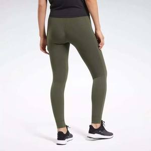 Femmes taille haute 100% coton sans couture 220g Leggings Logo personnalisé haut bout à bout respirant Fitness Gym vêtements de sport entraînement - Product Image 5