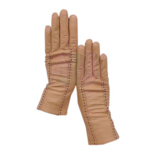 Gants d'hiver en cuir véritable de style classique, respirants, chauds, doublés, confortables, durables pour une utilisation en plein air, décontractée et professionnelle - Product Image 3