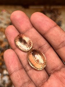 Cojín de topacio amarillo natural, piedra preciosa tallada como Zafiro Amarillo, Pukhraj para accesorios de joyería DIY - Product Image 4