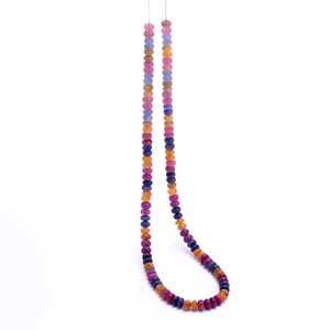 Cuentas Redondas Lisas de Zafiro Amarillo AAA+ de 6mm-7mm, Cuentas Sueltas de Piedras Preciosas de Zafiro Azul Natural y Rubí para la Fabricación de Joyas - Product Image 4