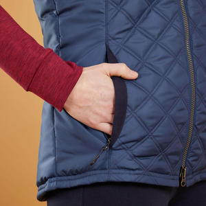 Chaleco de equitación con cremallera aislado cálido de moda para mujer Chaleco de chaleco internacional estándar de la mejor calidad para jinetes - Product Image 6