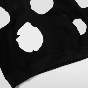 Streetwear en éponge française de haute qualité en coton épais grande taille impression bouffante sweats à capuche thermiques pour hommes Streetwear - Product Image 6