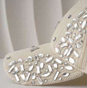 Nuevo sombrero de sombra de terciopelo, sombrero informal de diamante caliente para mujer, gorra de béisbol con incrustaciones de diamantes de imitación - Product Image 2