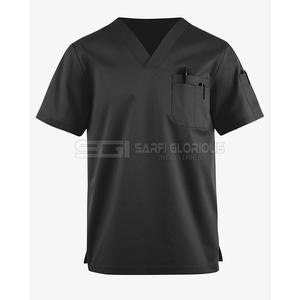 Uniformes Médicos Personalizados para Hombre, Uniformes Médicos de Manga Corta con Cuello Alto, Conjuntos de Uniformes Médicos Ligeros con Diseños Únicos - Product Image 6