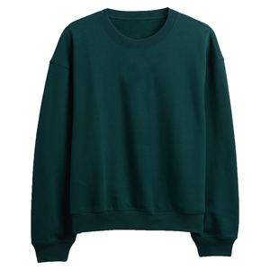 Sudadera de gran tamaño con logotipo para hombre, 100% de algodón, gruesa en blanco, logotipo estampado personalizado, sudaderas con capucha, hombro caído, OEM - Product Image 1