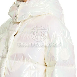 High Fashion Women Puffer Jacket Quilted <b>Winter</b> <b>Coat</b> <b>With</b> Adjustable <b>Hooded</b> Style Long Women Puffer Jacket - Product Image 5