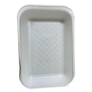 GEN No. Bandejas de Espuma 2D para Carne de 8.56 Pulgadas X 6.1 Pulgadas X 1.2 pulgadas Máquinas Envolvedoras Blancas 500/Cartón - Product Image 2