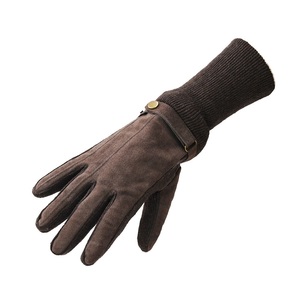 Gants de sports d'hiver chauds avec logo personnalisé Gants de conduite en cuir coupe-vent pour hommes et femmes Équipement d'entraînement en plein air - Product Image 4