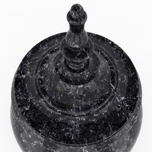 Urne funéraire en marbre/urne funéraire en marbre/urne en marbre pour cendres urne commémorative en marbre urne funéraire en marbre urne en marbre artisanale - Product Image 4