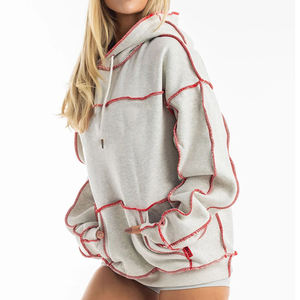 Suéter de Invierno para Mujer, Talla Grande, de Algodón, Grueso, con Forro Polar, Negro, Estilo Holgado - Product Image 3