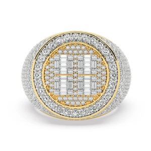 18K Rose Gold 925 Sterling Silver Moissanite Diamond <b>Ring</b> High Quality VVS Baguette Cut Diamond Moissanite <b>Rings</b> <b>for</b> <b>Men</b> Women - Product Image 3