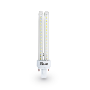Crystal PLC Low Consumption 2-Tube 2U <b>Bulb</b> Cold White 4000K 26W G24 Base <b>Light</b> <b>Sensor</b> Control for Residential Use - Product Image 3