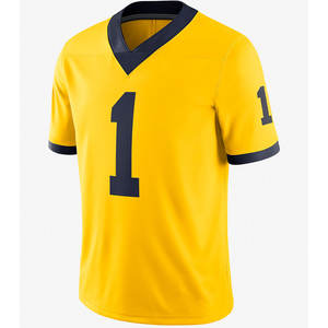 Camiseta de fútbol americano unisex, camisetas deportivas transpirables con patrón de números impresos personalizados de alta calidad, camisetas bajas MOQ XL - Product Image 3