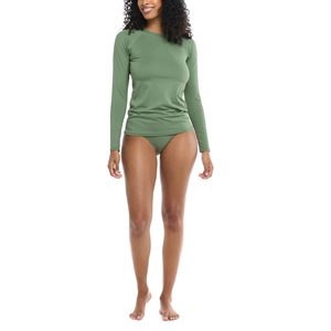 Rashguard pour femmes en spandex/polyester, logo personnalisé, antibactérien, écologique, entièrement respirant, séchage rapide, service OEM, élégant - Product Image 6