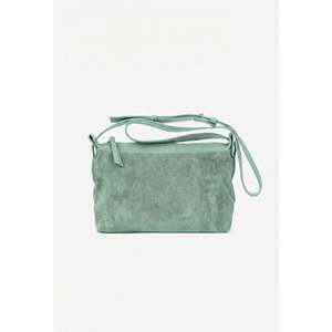 Borsa a Tracolla in Vera Pelle Scamosciata per Donna - Made in Italy - Art. 25400" - Product Image 4